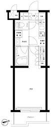 ルーブル武蔵中原参番館 1Kの間取図画像