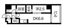 SEASONFLATS蔵前清住通り 1DKの間取図画像