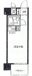 ライオンズマンション新中野第2 ワンルームの間取図画像