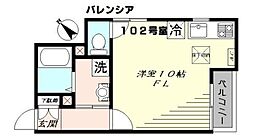 間取図画像 ワンルーム