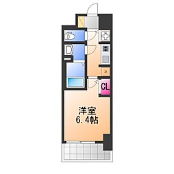S-RESIDENCE堺湊駅前azure 1Kの間取図画像