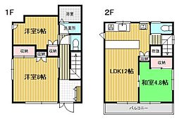 Wステラ 1階3LDKの間取り