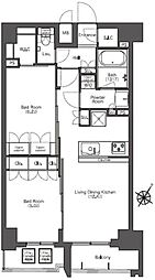 COMFORIA滝野川 2LDKの間取図画像