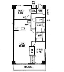 物件の間取り