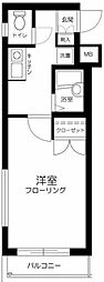 ダイホープラザ桜上水 1Kの間取図画像