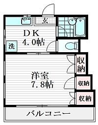 間取図画像 1DK