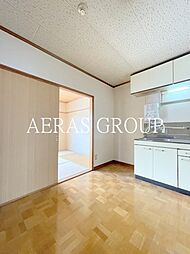 第2ベルハイツB 2階3DKのリビング/ダイニング