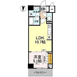 江東区枝川3丁目マンション 1LDKの間取図画像