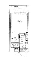 オリエントハイツ天神南 1Kの間取図画像