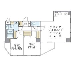 IZM石神井公園 2LDKの間取図画像