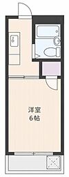 エルハーベン玉川台 1Kの間取図画像