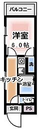 間取図画像 1K