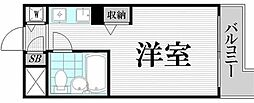 トップ巣鴨No.1 ワンルームの間取図画像