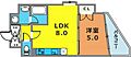 ラフィーノ山手5階8.3万円