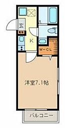 BestStage蕨 1Kの間取図画像