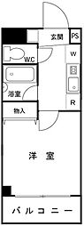 ハーブハイム3 1Kの間取図画像