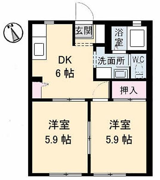 同じ建物の物件間取り写真 - ID:231504276732