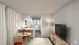 the trias shibuyahonmachi 地下1階1DKのリビング/ダイニング