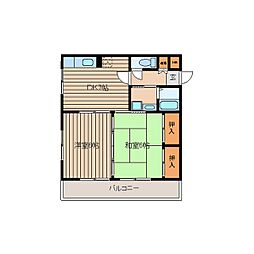 間取図画像 2DK