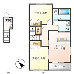 セレーノコトー 2階