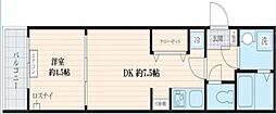 Fossette西巣鴨 1DKの間取図画像