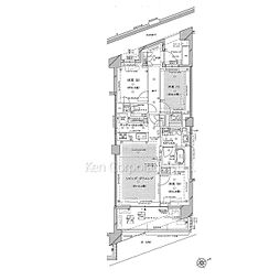 ドレッセたまプラーザプレイス 3LDKの間取図画像