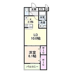 間取図画像 1LDK