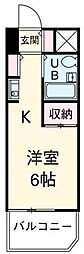 J-フラッツ川口本町 1Kの間取図画像