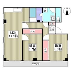 リバーパーク大森 2階