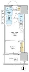墨田区緑4丁目マンション 1LDKの間取図画像