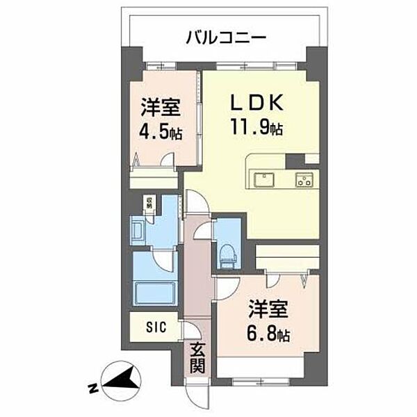 同じ建物の物件間取り写真 - ID:228049245293