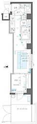ズーム信濃町 1階1LDKの間取り