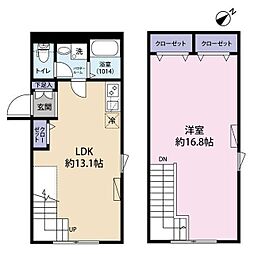 Cion　Ohanajaya 5階1LDKの間取り