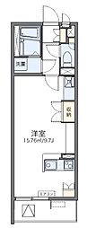 LEONEXT中川3 ワンルームの間取図画像