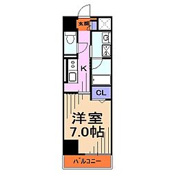 間取図画像 1K