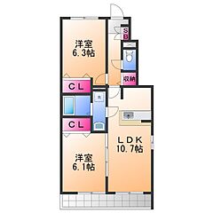 物件の間取り