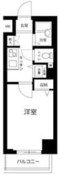 グランド・ガーラ芝公園 1Kの間取図画像
