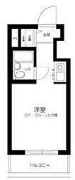 トップ高円寺 ワンルームの間取図画像