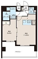 MAXIV八広 6階1LDKの間取り