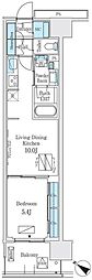 ロイヤルパークス有明 1LDKの間取図画像