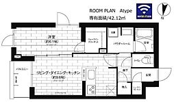 ステージファースト平和台 1LDKの間取図画像