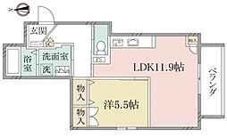 （シニア限定）へーベルヴィレッジ立川昭和記念公園〜グラン・シ 3階1LDKの間取り