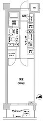 コンフォリア目黒青葉台 1Kの間取図画像