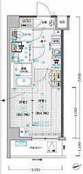 MAXIVCROSお花茶屋 2Kの間取図画像