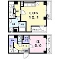 ミラージュ帝塚山3階11.5万円