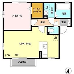 間取図画像 1LDK