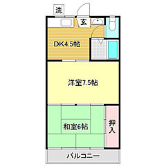 物件の間取り