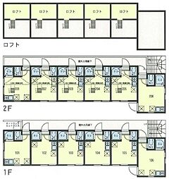 TM仲池上 1階ワンルームの間取り