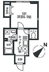 MEI MAISON 1階1Kの間取り