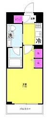 アクサス池袋レジデンス 1Kの間取図画像